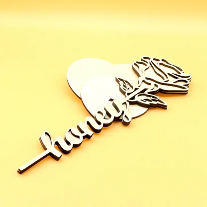 Laser Cut Rose - DIY